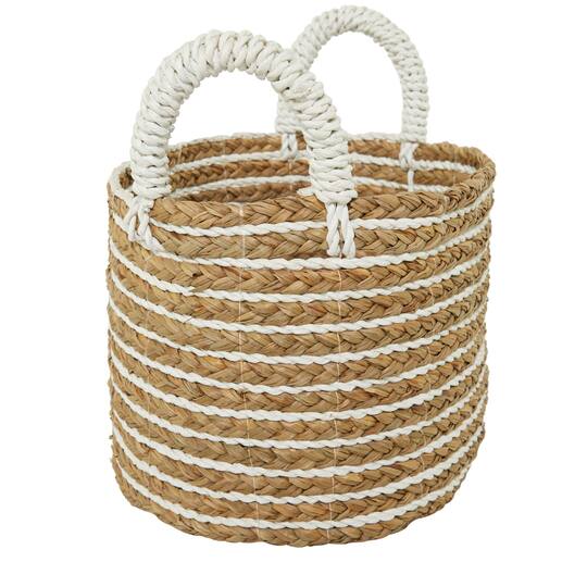 Brown Seagrass Bohemian Storage Baskets, 3ct.